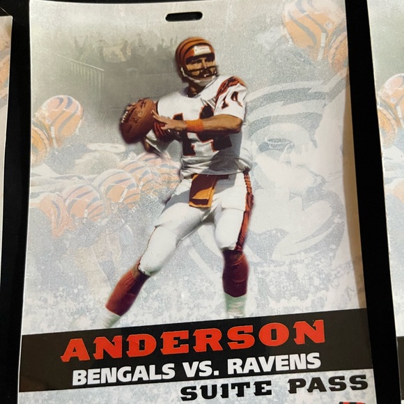 Collection of CINCINNATI BENGALS (SUITE PASSES! Memorabilia!! BENGALS HISTORY - Picture 9 of 9